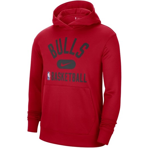 Męska bluza z kapturem Chicago Bulls Spotlight Nike Dri-FIT NBA - Czerwony Nike S Nike poland