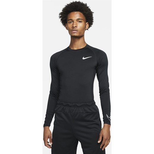 Męska koszulka z długim rękawem i o przylegającym kroju Nike Pro Dri-FIT - Czerń Nike S Nike poland