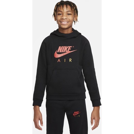 Bluza z kapturem dla dużych dzieci (chłopców) Nike Air - Czerń Nike XL Nike poland