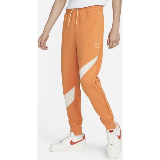 Spodnie męskie Nike Sportswear Swoosh Tech Fleece - Pomarańczowy Nike 2XL Nike poland