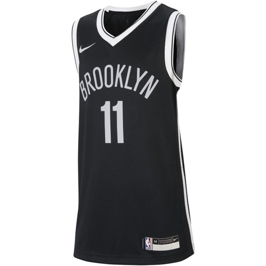 Koszulka dla dużych dzieci Nike NBA Swingman Brooklyn Nets Icon Edition - Czerń Nike L Nike poland