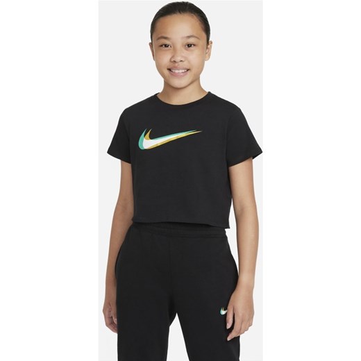 Bluzka dziewczęca Nike bawełniana 