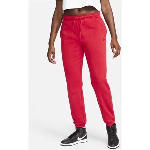 Damskie spodnie z dzianiny Jordan Essentials - Czerwony Jordan L Nike poland
