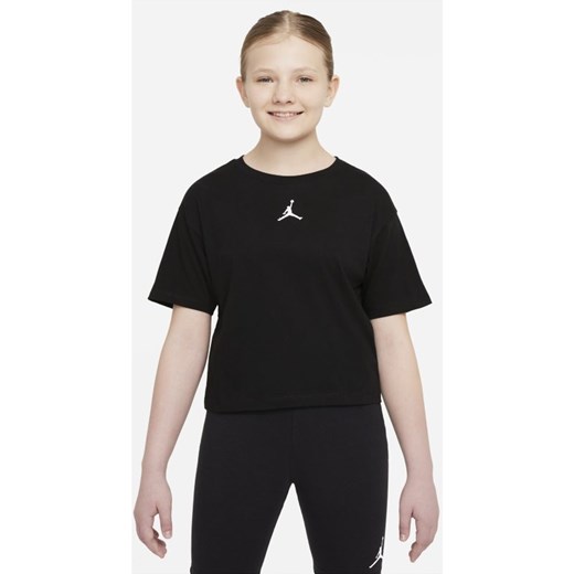 T-shirt dla dużych dzieci (dziewcząt) Jordan - Czerń Jordan S Nike poland