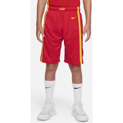 Spodenki do koszykówki dla dużych dzieci Nike Hiszpania (wersja wyjazdowa) - Nike XL Nike poland