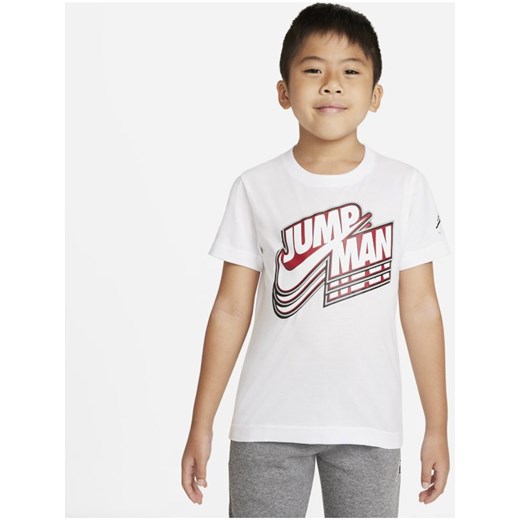 T-shirt dla małych dzieci Jordan Jumpman - Biel Jordan 36 Nike poland
