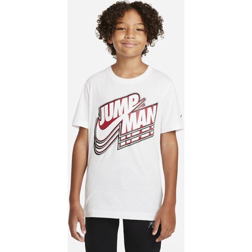 T-shirt dla dużych dzieci (chłopców) Jordan Jumpman - Biel Jordan XL Nike poland