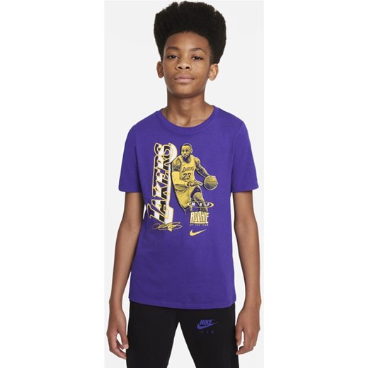 T-shirt dla dużych dzieci LeBron James Select Series Nike NBA - Fiolet Nike L Nike poland