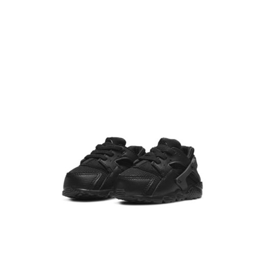Buciki niemowlęce Nike czarne na wiosnę sznurowane 