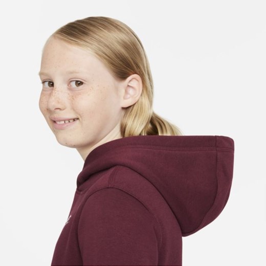 Bluza z kapturem dla dużych dzieci Nike Sportswear Club - Czerwony Nike M promocja Nike poland