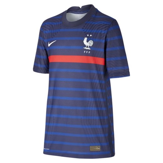 Koszulka piłkarska dla dużych dzieci FFF Vapor Match 2020 (wersja domowa) - Nike S Nike poland