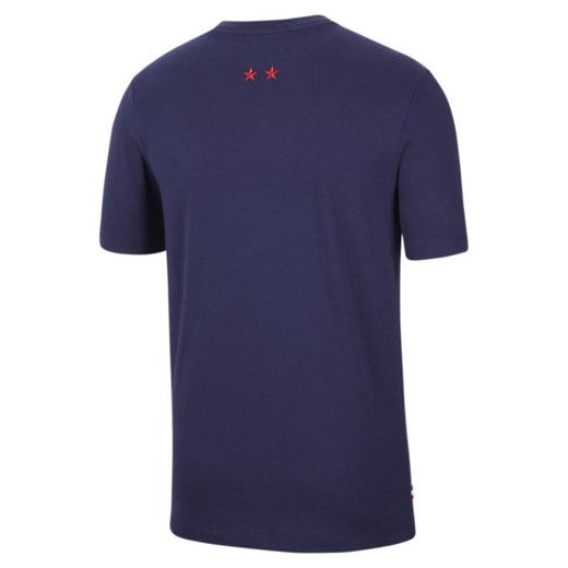 Męski T-shirt piłkarski FFF - Niebieski Nike L Nike poland