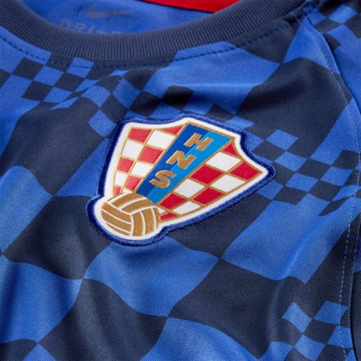 Koszulka piłkarska z krótkim rękawem dla dużych dzieci Nike Dri-FIT Chorwacja - Nike M Nike poland
