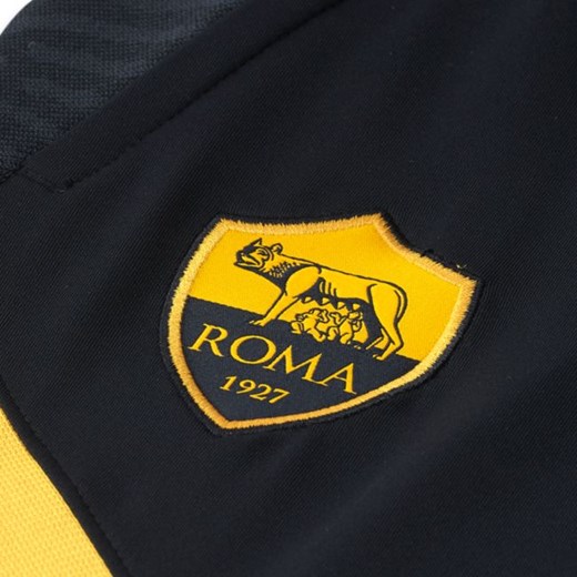Spodnie piłkarskie z dzianiny dla dużych dzieci A.S. Roma Strike - Czerń Nike XS Nike poland