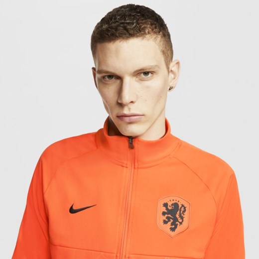 Męska kurtka piłkarska Holandia - Pomarańczowy Nike S okazja Nike poland