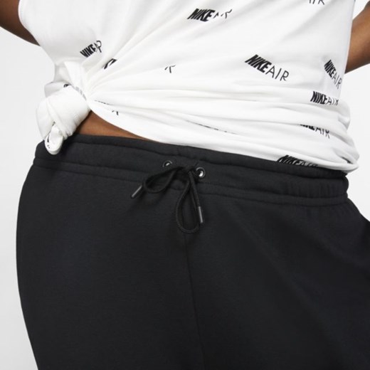 Damskie spodnie z dzianiny Nike Sportswear Essential (duże rozmiary) - Czerń Nike 2X Nike poland