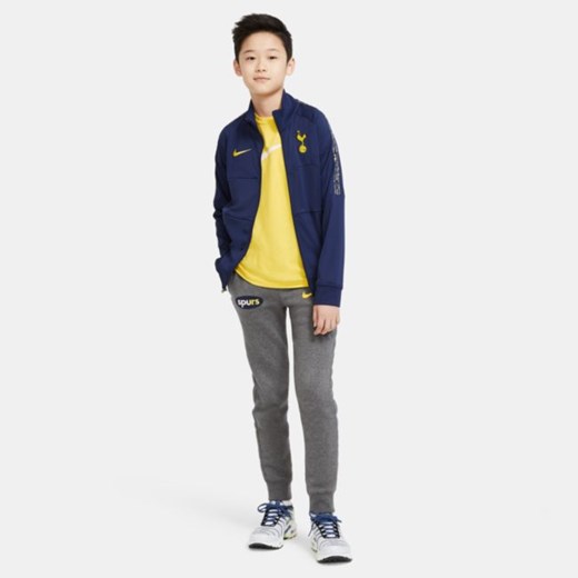 Dresowa bluza piłkarska dla dużych dzieci Tottenham Hotspur - Niebieski Nike S Nike poland