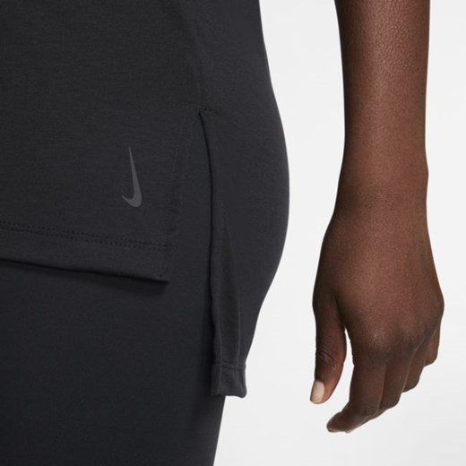 Damska koszulka bez rękawów Nike Yoga - Czerń Nike S Nike poland