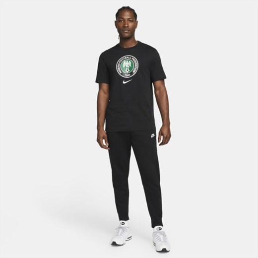 Męski T-shirt piłkarski Nigeria - Czerń Nike L Nike poland