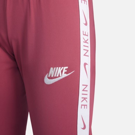 Różowy dres dziewczęcy Nike dzianinowy 
