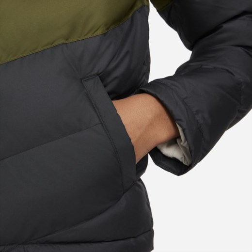 Kurtka z syntetycznym wypełnieniem dla dużych dzieci Nike Sportswear - Szary Nike M Nike poland