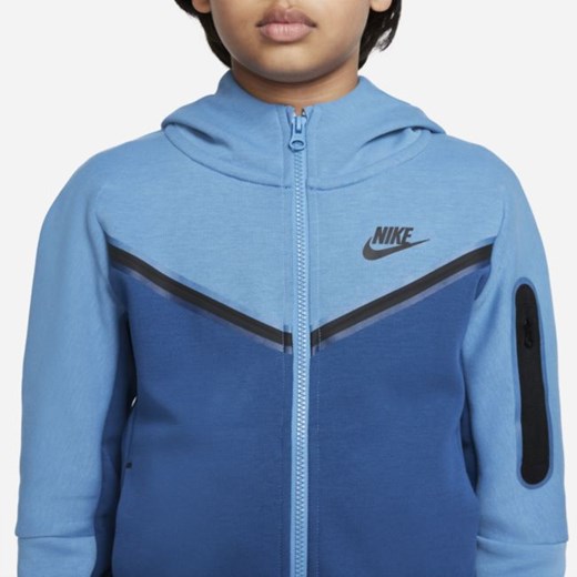 Rozpinana bluza z kapturem dla dużych dzieci (chłopców) Nike Sportswear Tech Nike XS Nike poland