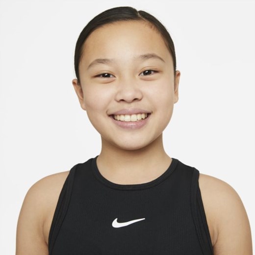 Koszulka tenisowa bez rękawów dla dużych dzieci (dziewcząt) NikeCourt Dri-FIT Nike XS Nike poland