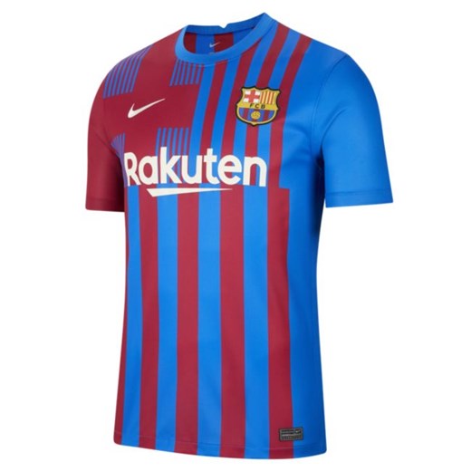 Męska koszulka piłkarska FC Barcelona 2021/22 Stadium (wersja domowa) - Nike XS wyprzedaż Nike poland