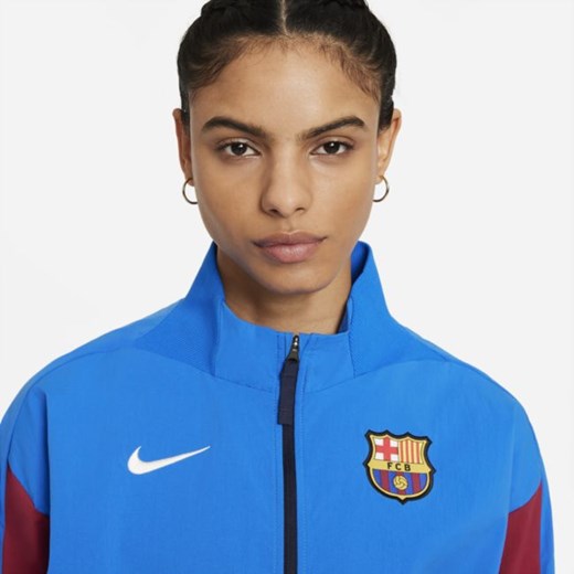 Damska kurtka piłkarska FC Barcelona - Niebieski Nike XS okazja Nike poland