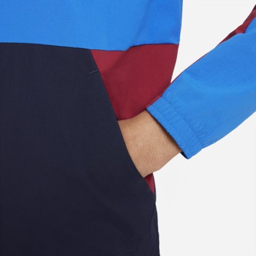 Damska kurtka piłkarska FC Barcelona - Niebieski Nike XS okazyjna cena Nike poland