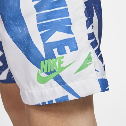 Spodenki z tkaniny z nadrukiem dla dużych dzieci (chłopców) Nike Sportswear - Nike M Nike poland