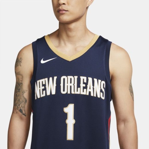 Męska koszulka Nike NBA Swingman Zion Williamson Pelicans Icon Edition 2020 - Nike 2XL wyprzedaż Nike poland