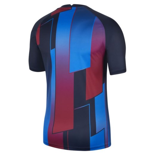 Męska przedmeczowa koszulka piłkarska z krótkim rękawem FC Barcelona - Niebieski Nike L Nike poland okazja