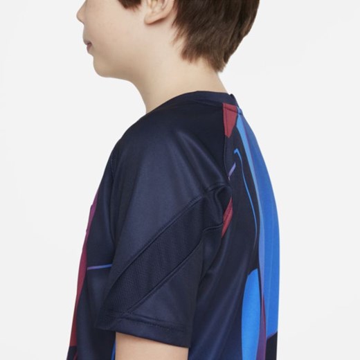 T-shirt chłopięce Nike wielokolorowy z krótkim rękawem 