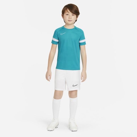 T-shirt chłopięce niebieski Nike z krótkimi rękawami 