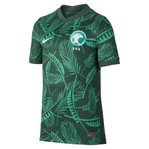 T-shirt chłopięce zielony Nike 