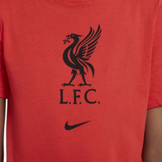 T-shirt piłkarski dla dużych dzieci Liverpool FC - Czerwony Nike S Nike poland