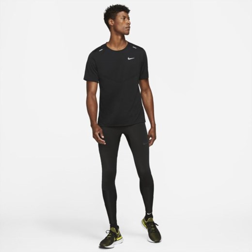Męska koszulka z krótkim rękawem do biegania Nike Dri-FIT Rise 365 - Czerń Nike 3XL Nike poland