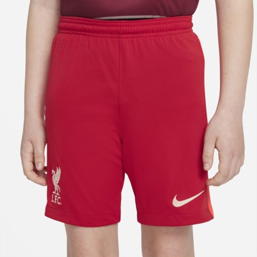 Spodenki piłkarskie dla dużych dzieci Liverpool FC Stadium 2021/22 (wersja Nike XS Nike poland