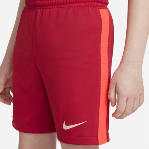 Spodenki piłkarskie dla dużych dzieci Liverpool FC Stadium 2021/22 (wersja Nike L Nike poland