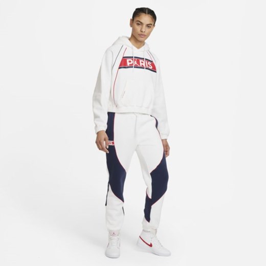 Damska dzianinowa bluza z kapturem Paris Saint-Germain - Biel Nike XL Nike poland