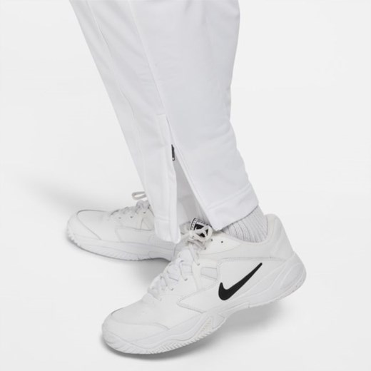 Męskie spodnie do tenisa NikeCourt - Biel Nike XL wyprzedaż Nike poland