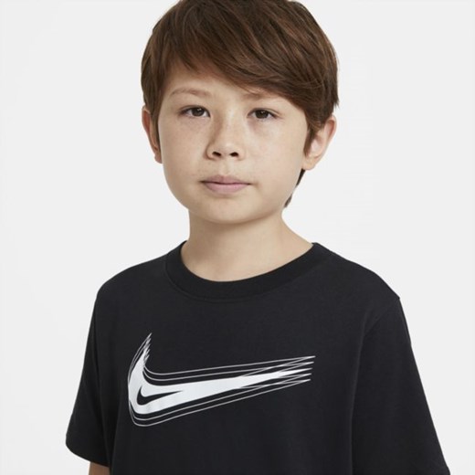 T-shirt dla dużych dzieci Swoosh Nike Sportswear - Czerń Nike XL Nike poland