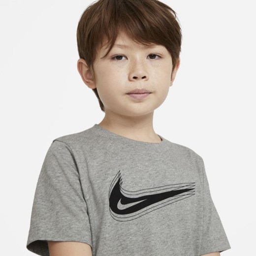 T-shirt dla dużych dzieci Swoosh Nike Sportswear - Szary Nike S Nike poland