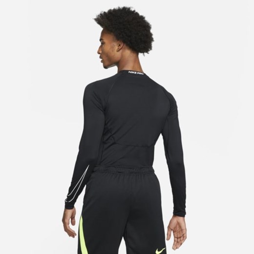Męska koszulka z długim rękawem i o przylegającym kroju Nike Pro Dri-FIT - Czerń Nike S Nike poland