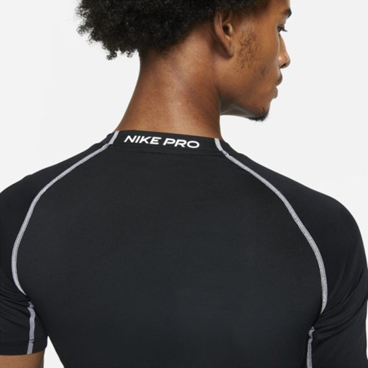 Męska koszulka z krótkim rękawem o przylegającym kroju Nike Pro Nike Pro Dri-FIT Nike L Nike poland okazja