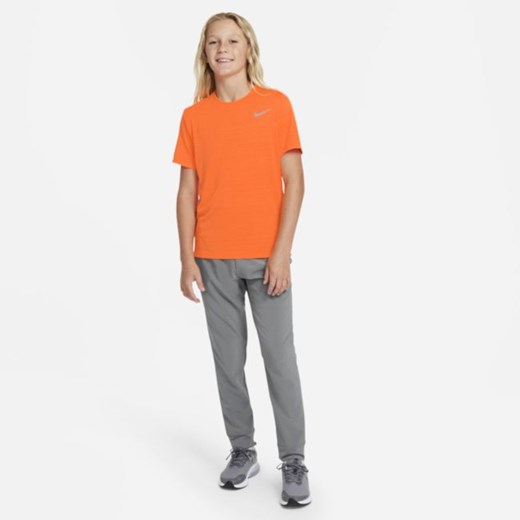 Koszulka treningowa dla dużych dzieci (chłopców) Nike Dri-FIT Miler - Nike XS okazja Nike poland