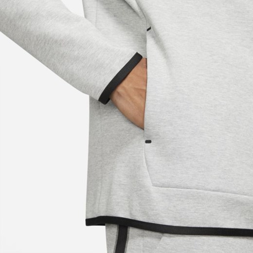 Męska bluza z kapturem Nike Sportswear Tech Fleece - Szary Nike XL Nike poland