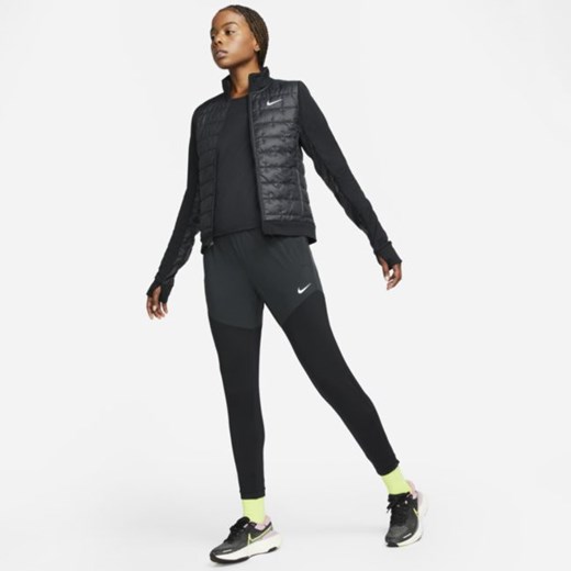 Kurtka damska Nike krótka z dzianiny jesienna bez kaptura 