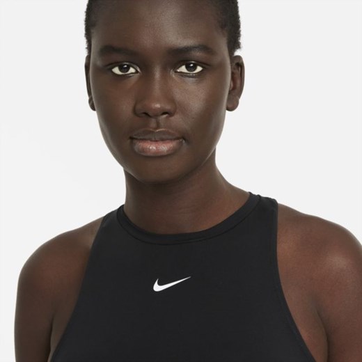 Damska krótka koszulka bez rękawów z grafiką Nike Pro Dri-FIT - Czerń Nike M Nike poland